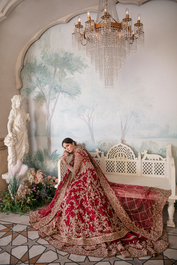 Farah & Fatima ||Shesha Silk Fabric ||  Wedding Dress